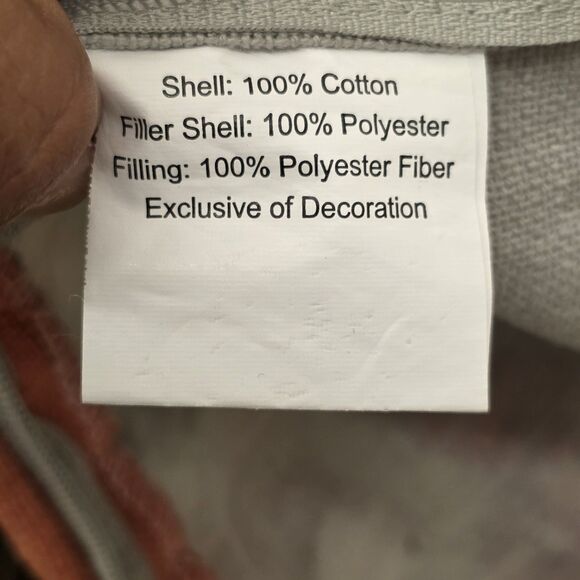 Artistic Accent Floral Print Embroidered Decorative Pillow Cover 18x19 In... - Picture 8 of 12